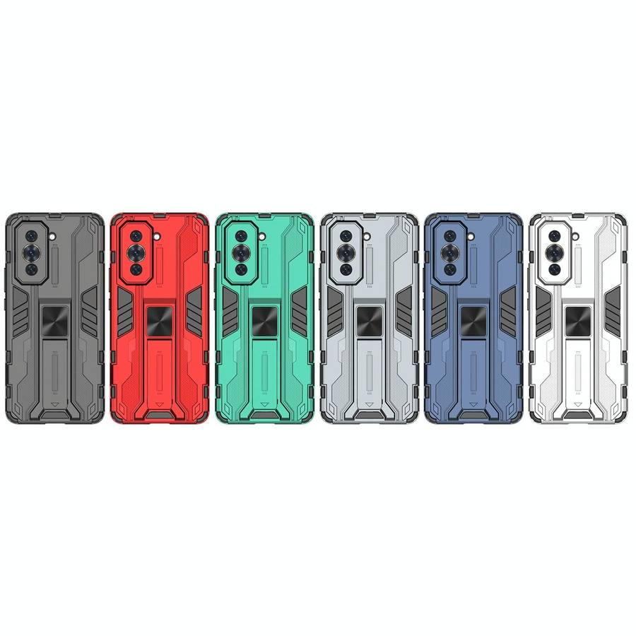 For Huawei Nova 10 Pro 4G Supersonic PC + TPU Shock-proof Protective Phone Case with Holder(Green)