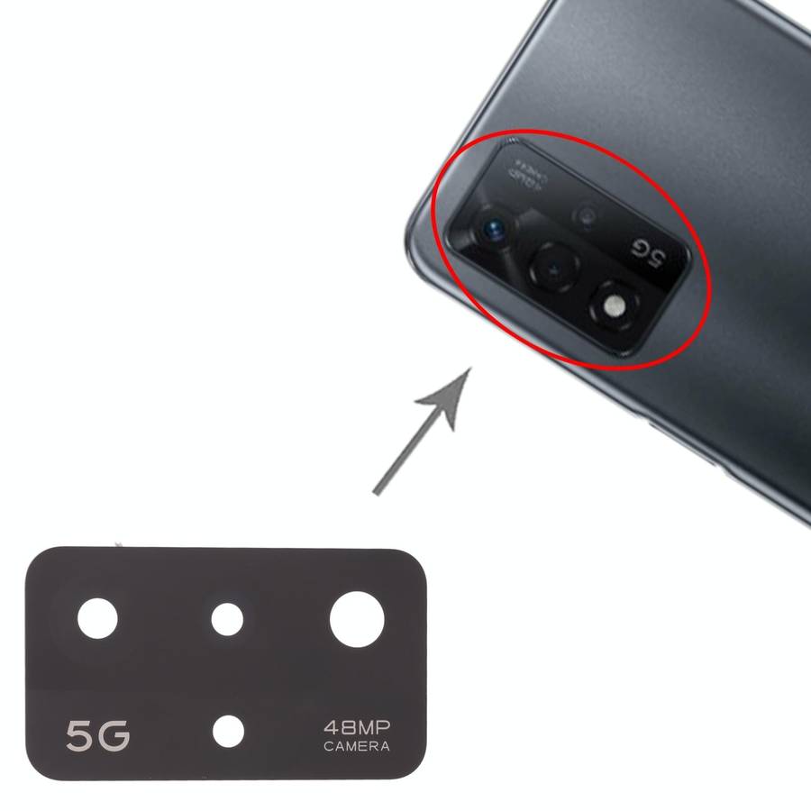 For OPPO A93s 5G PFGM00 10pcs Back Camera Lens