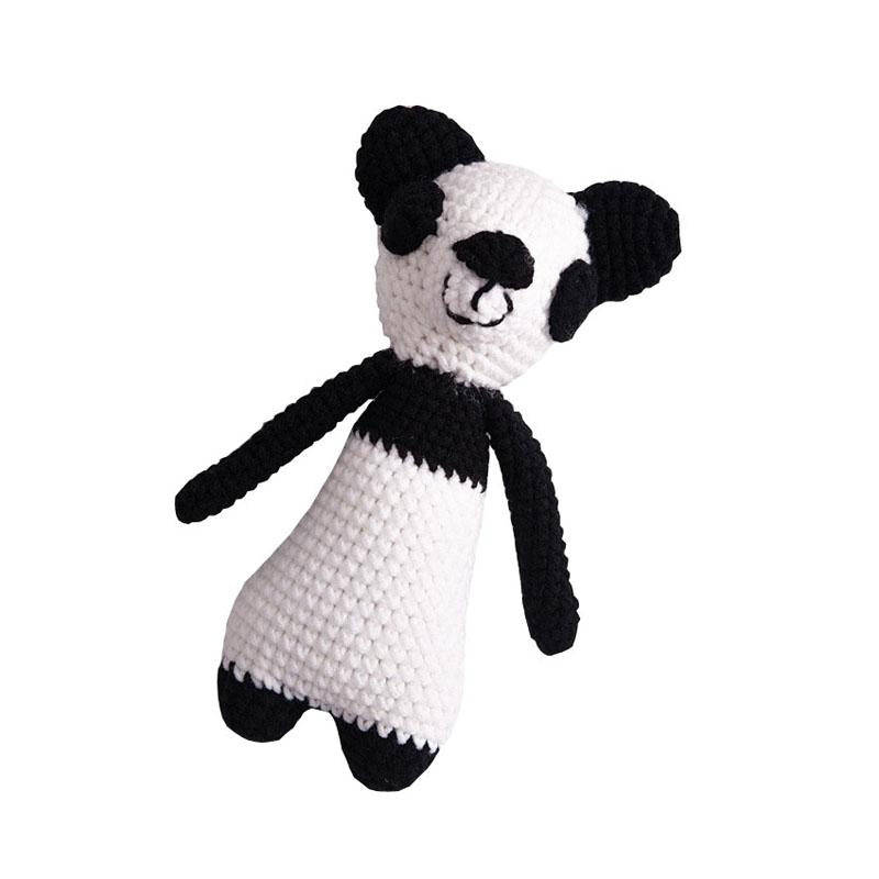 Baby Photo Ornaments Knitted Wool Small Animal Making Photography Costumes(Panda)
