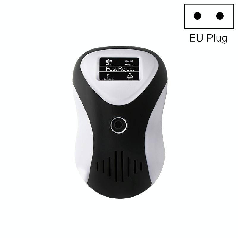 Ultrasonic Multifunctional Mouse Repeller Energy-Saving Silent Insect Repeller, Plug Type:EU Plug...