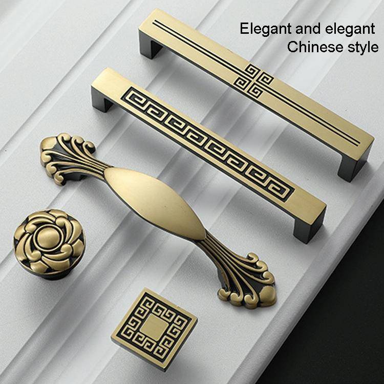 1006-128 Cabinet Wardrobe Door Handle Solid Copper Door Handle