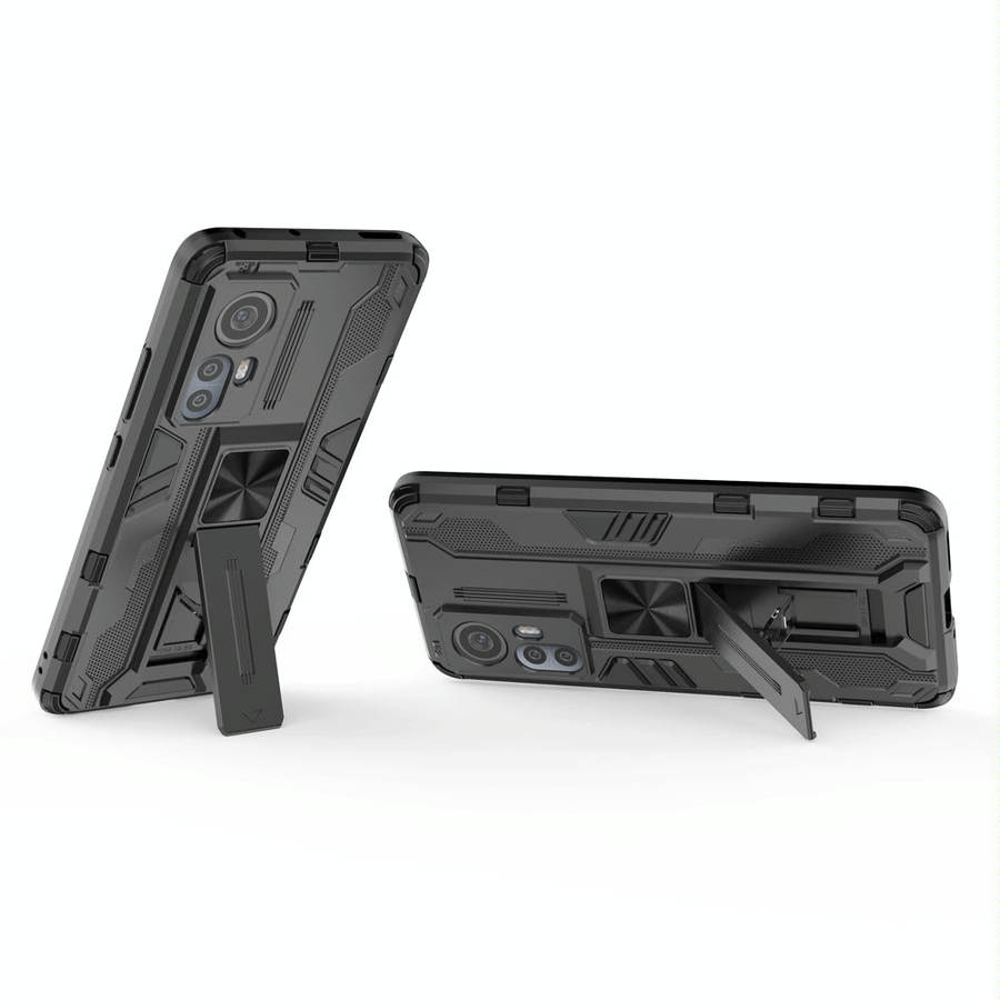For Xiaomi 12S/12/12X Supersonic PC + TPU Shock-proof Phone Case(Black)