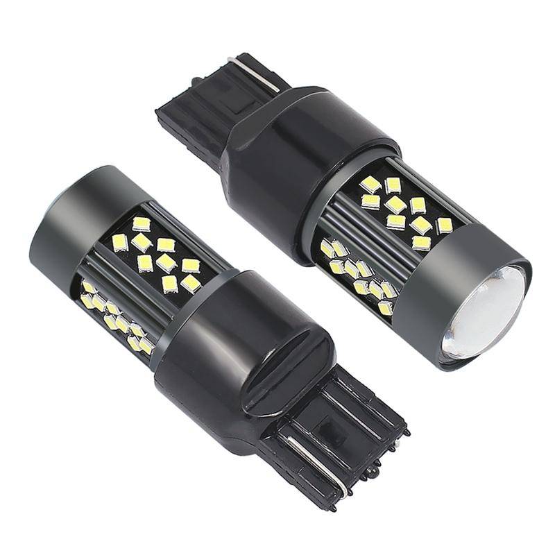 1 Pair 7443 12V 7W Strobe Car LED Fog Light(Red Light)