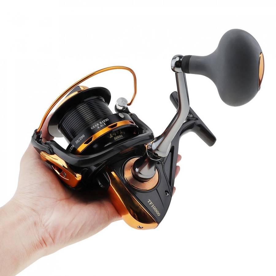 TF10000 Long-distance Casting Reel Large Gapless Sea Rod Fishing Reel Spinning Reel
