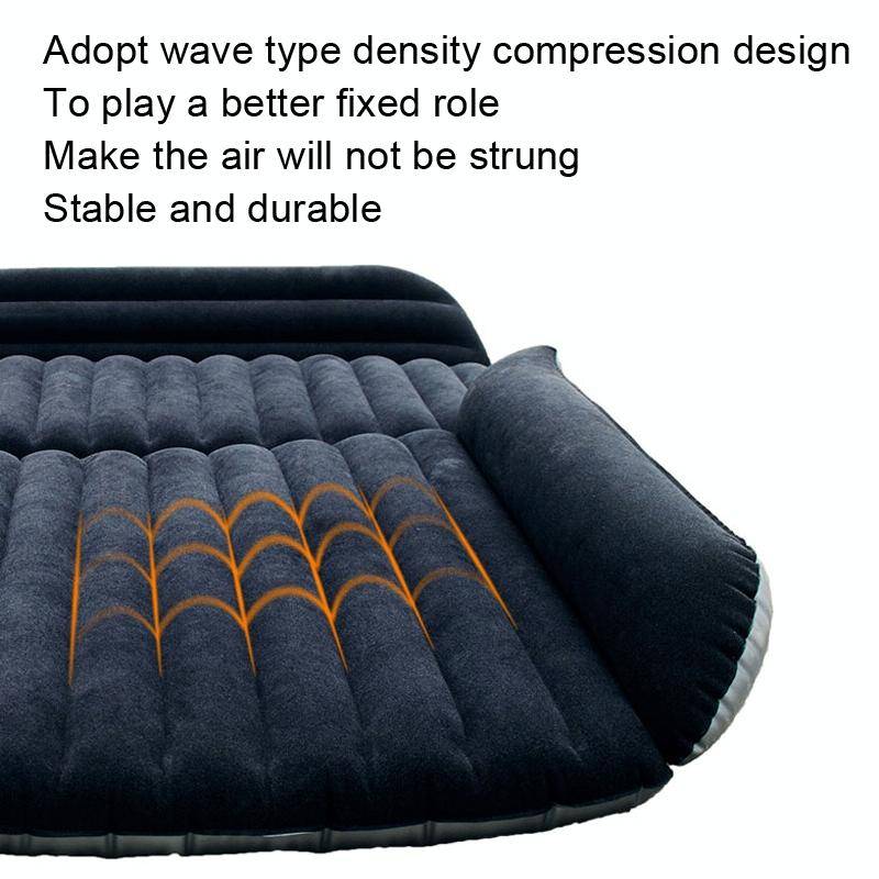 ZQ-418 SUV Rear Trunk Inflatable Bed Cushion Travel Universal Air Bed(Dark Green)