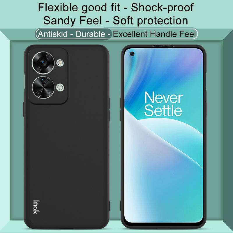 For OnePlus Nord 2T 5G IMAK UC-3 Series Shockproof Frosted TPU Phone Case(Black)