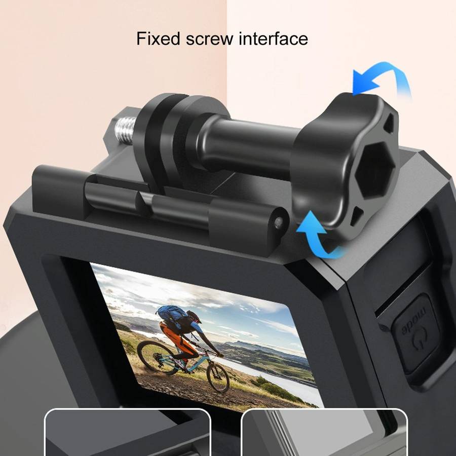 For GoPro HERO10 Black / HERO9 Black ABS Plastic Border Frame Mount Protective Case with Buckle B...