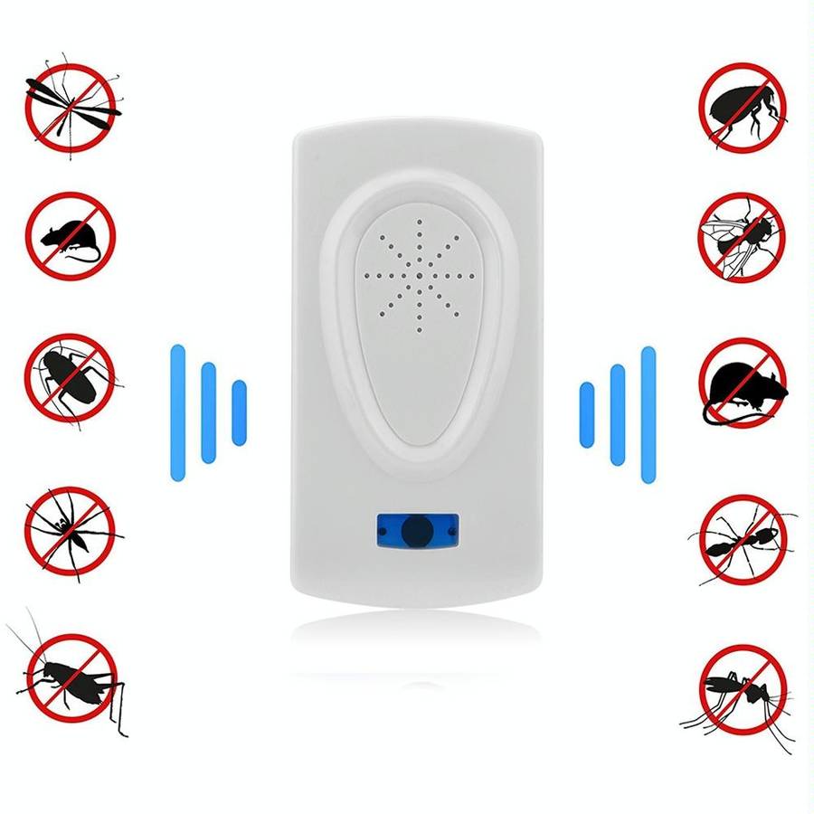 Ultrasound Mouse Cockroach Pest Repeller Device Insect Rats Spiders Mosquito Killer Pest Control ...