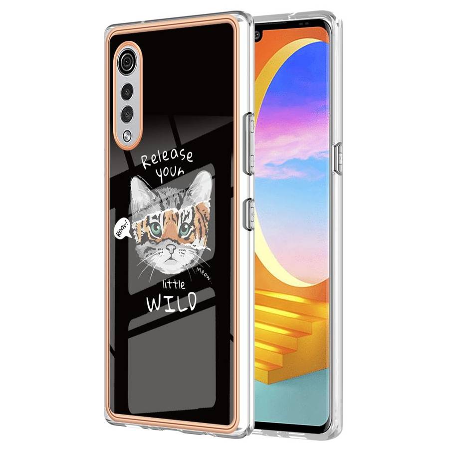 For LG Velvet 5G / 4G / G9 Electroplating Marble Dual-side IMD Phone Case(Natural Growth)