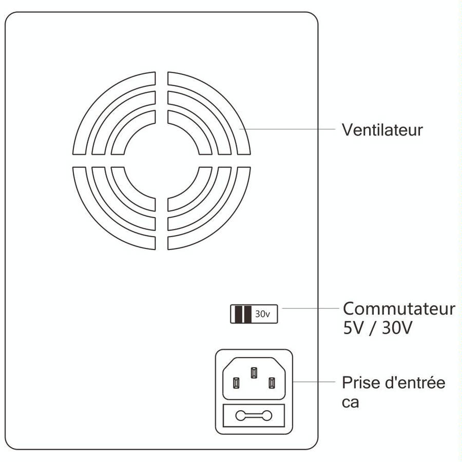 Kaisi KS-3005D+ 30V 5A DC Power Supply Adjustable, EU Plug