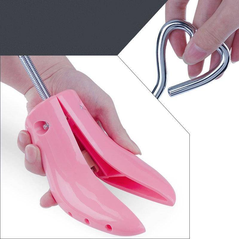 Boots High-Top Shoes Shoe Expander Adjustable Boot Support(Pink)