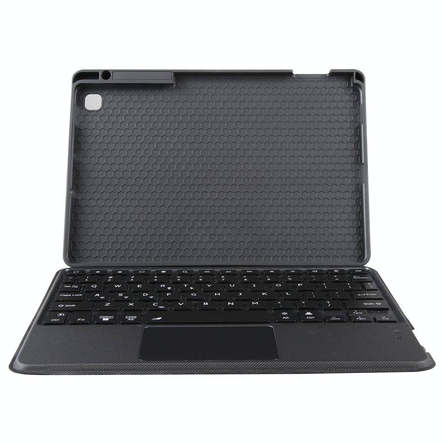 T610B-AS Pivot Backlight Upper Pen Tray Bluetooth Keyboard Leather Case For Samsung Galaxy Tab S6...