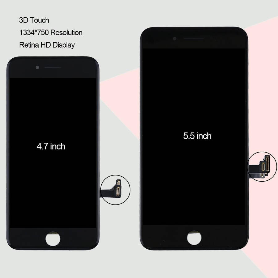 Original LCD Screen for iPhone 8 Plus with Digitizer Full Assembly(Black)