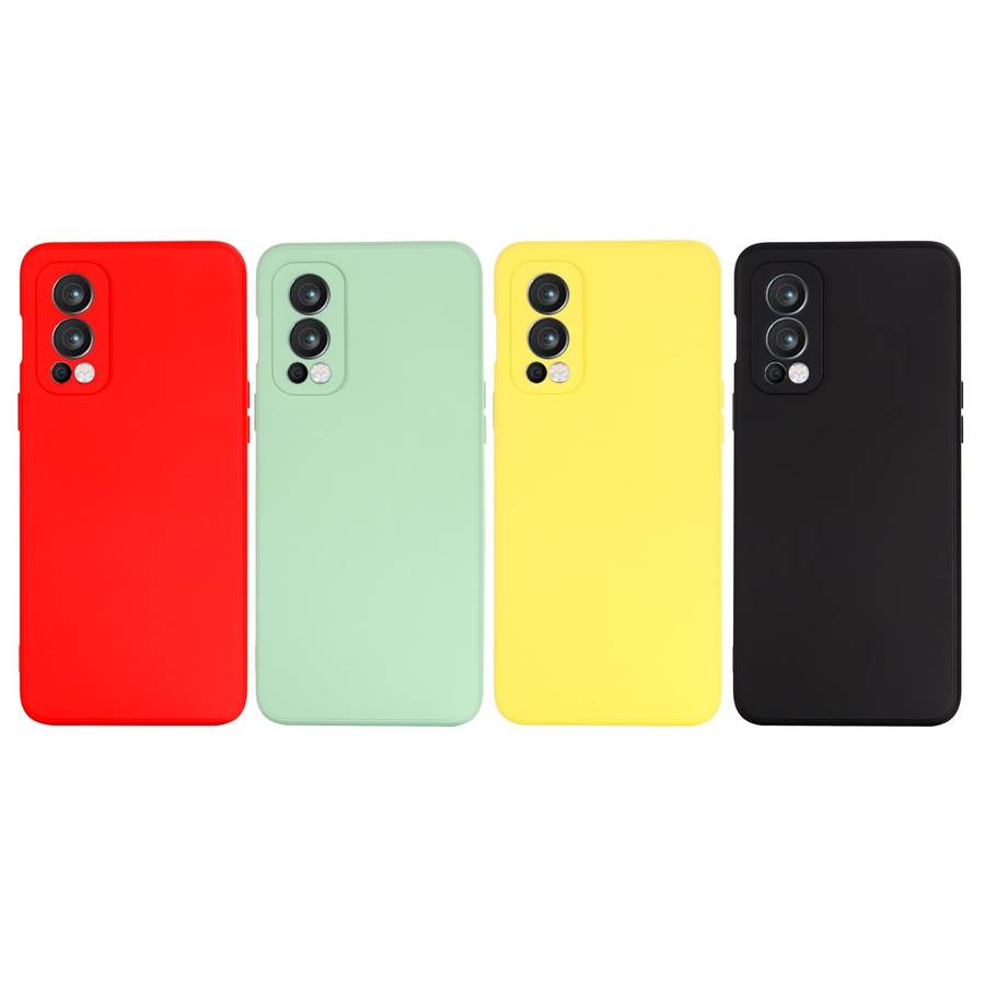 For OnePlus Nord 2 5G Solid Color Liquid Silicone Shockproof Full Coverage Protective Case(Green)