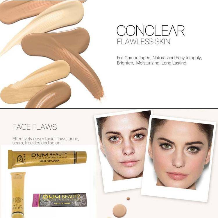 Face Makeup Concealer Waterproof Makeup Foundation Corrector Cover Concealer Contour Palette Crea...