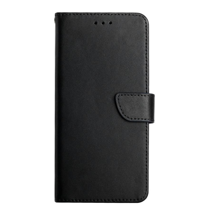 For Honor Magic4 Pro Genuine Leather Fingerprint-proof Horizontal Flip Phone Case(Black)