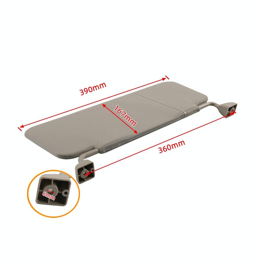 A6784 Car Modification Adjustable Sun Visor