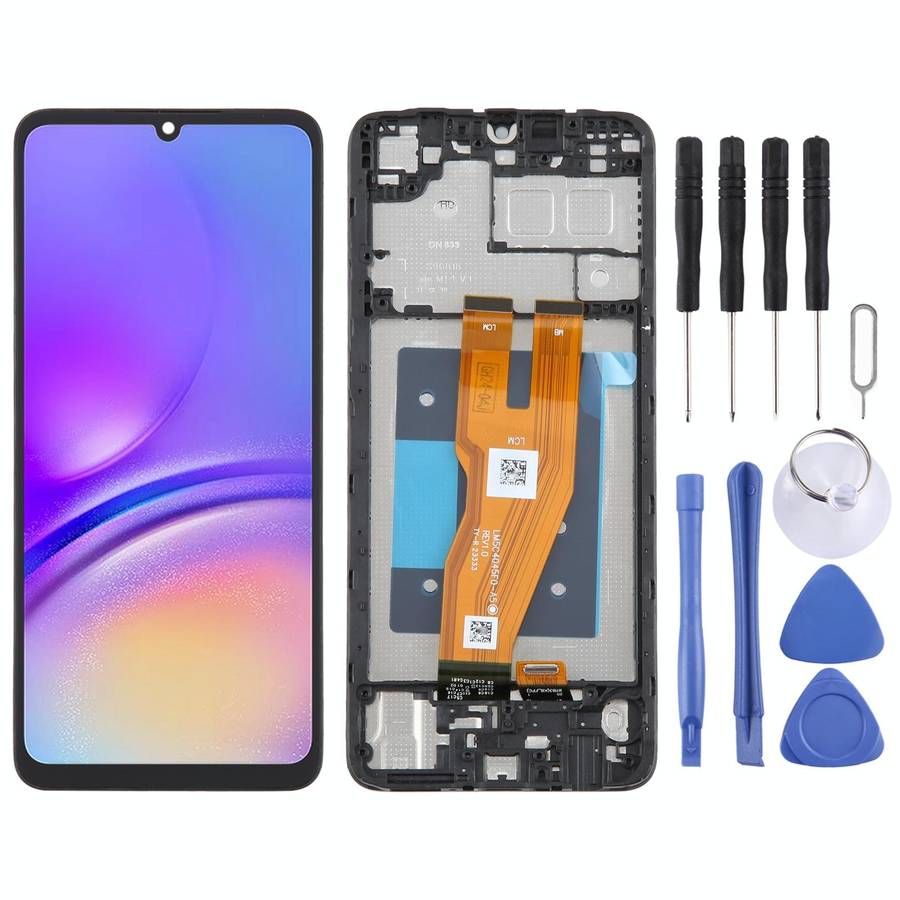 For Samsung Galaxy A05 SM-A055F Original LCD Screen Digitizer Full Assembly with Frame