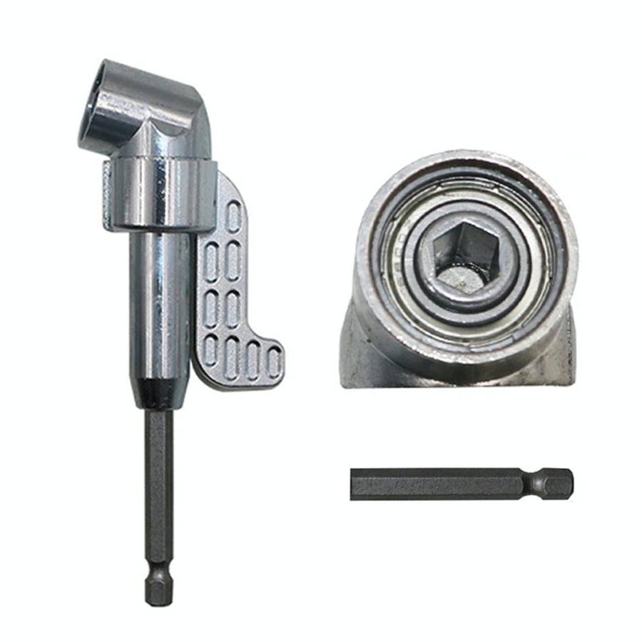 105 Degree Right Angle Drill Driver Bit Extension Power Drill Tool 7mm Hex Magnetic Power Screwdr...
