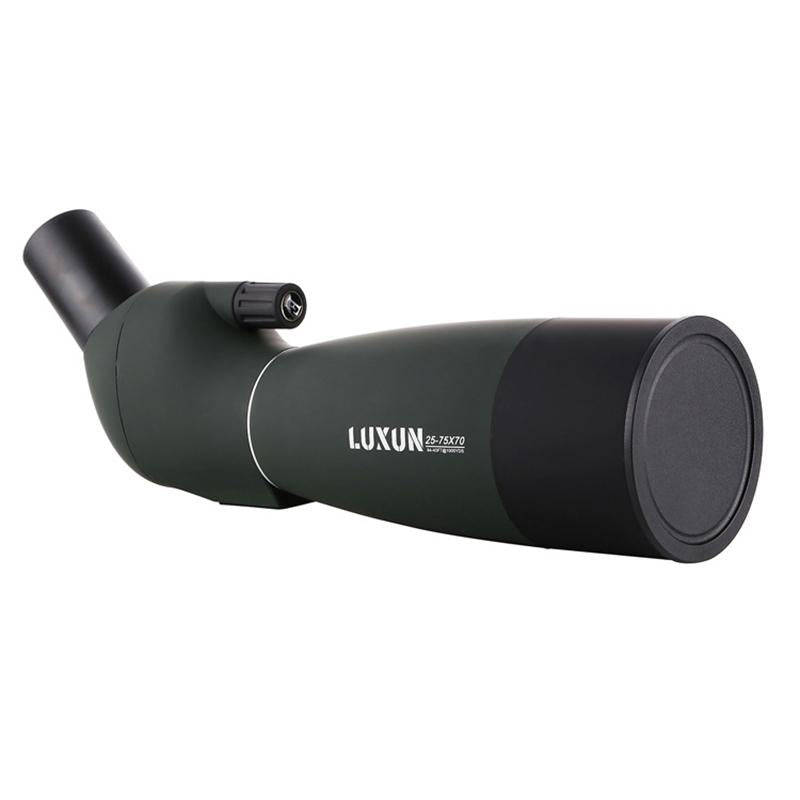 LUXUN 25-75x70 Outdoor High-definition Night Vision Bird Watching Astronomical Telescope(Dark Green)