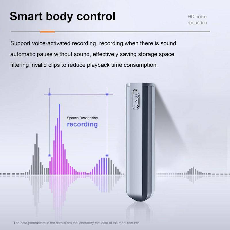 JNN Q72 HD Noise Reduction Long Standby Smart Voice Recorder Recording Device, Capacity:32GB (Black)