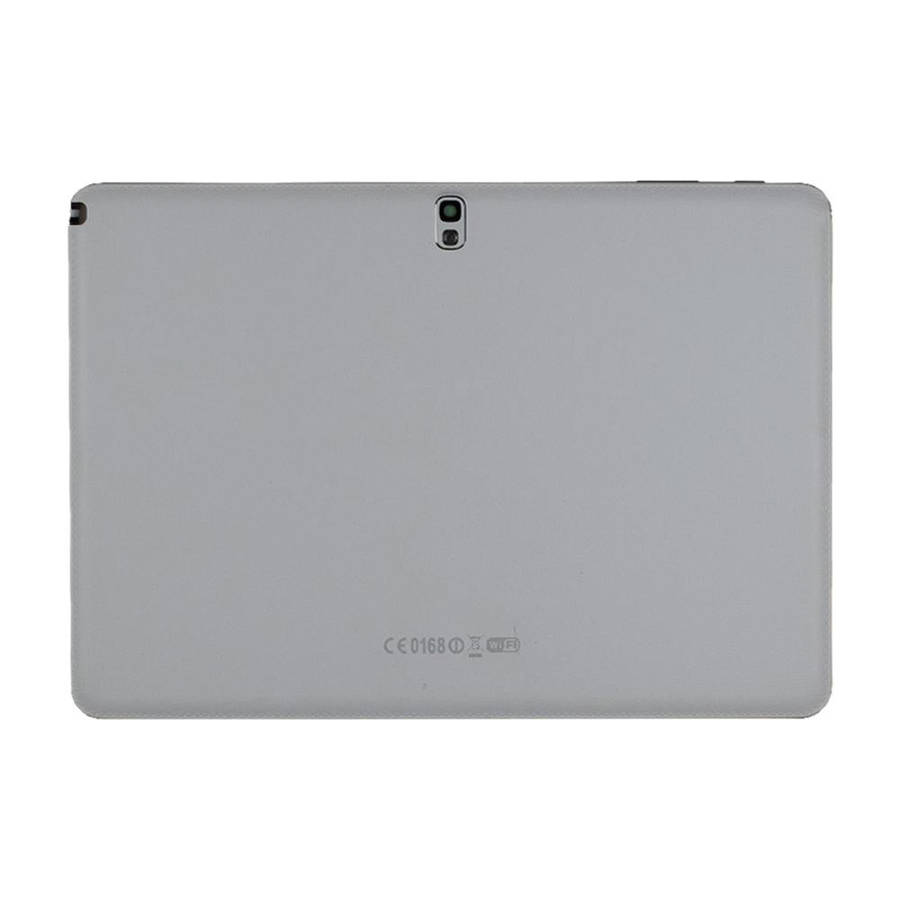 For Galaxy Note 10.1 (2014) P600 Battery Back Cover (White)