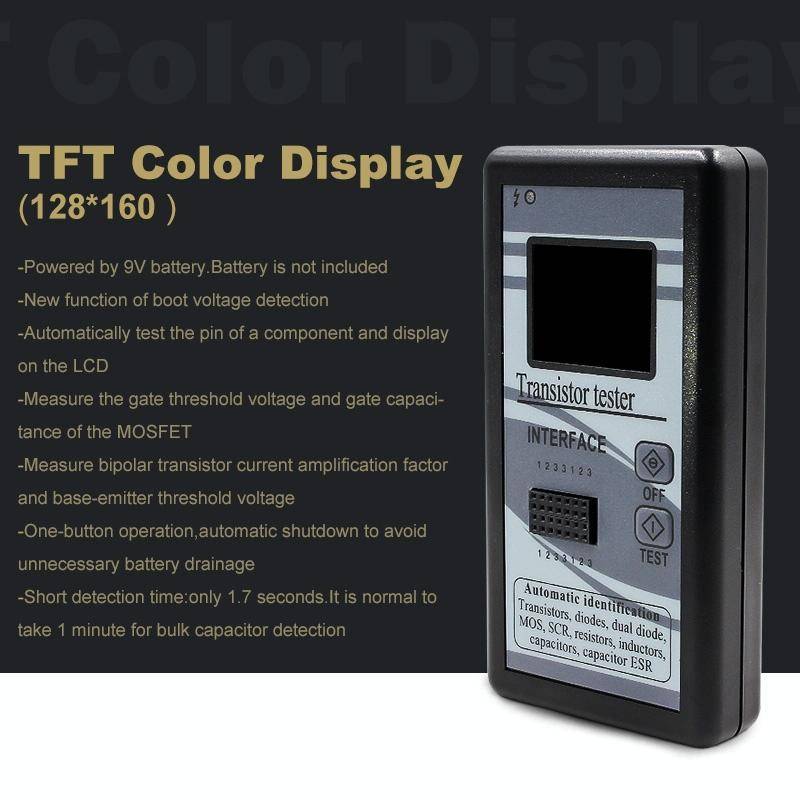 Color Screen Version Graphic Display M328 Transistor Tester Resistance Meter Inductance Meter Cap...