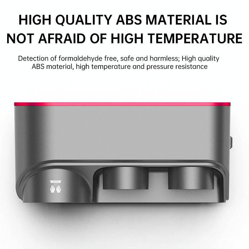 For Dyson Hair Dryer Bracket Storage Rack Wall Mounted Organizer Holders With Hand Dryer Elegant ...