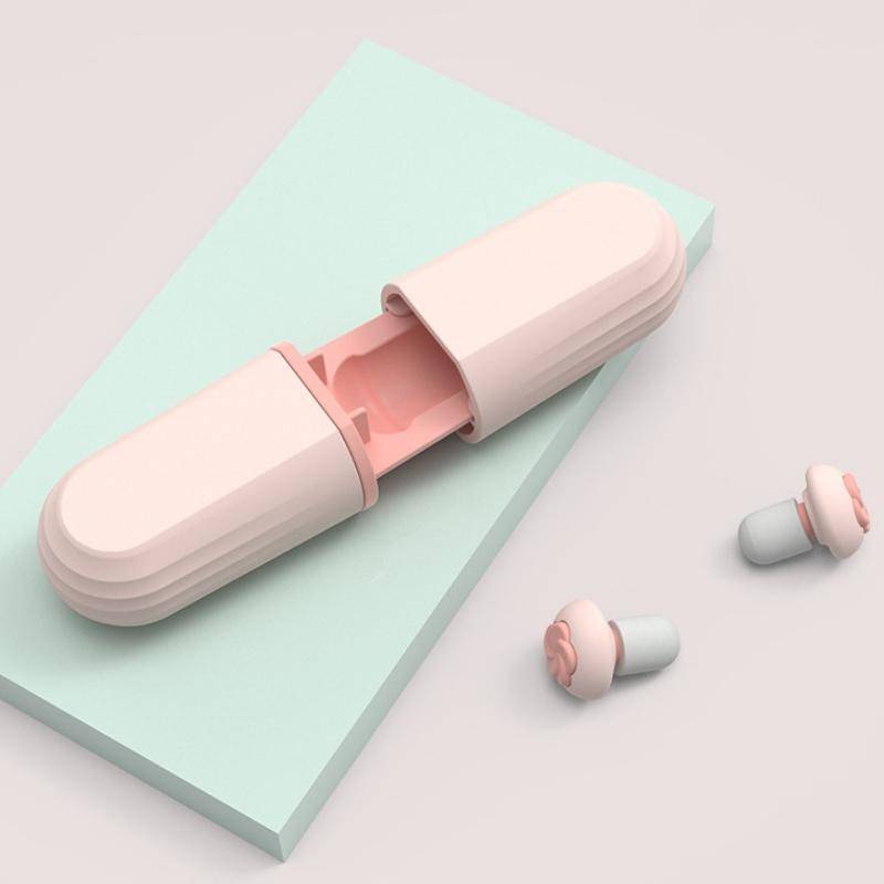 Sound Insulation And Noise Reduction Sleep Earplugs(Pink)