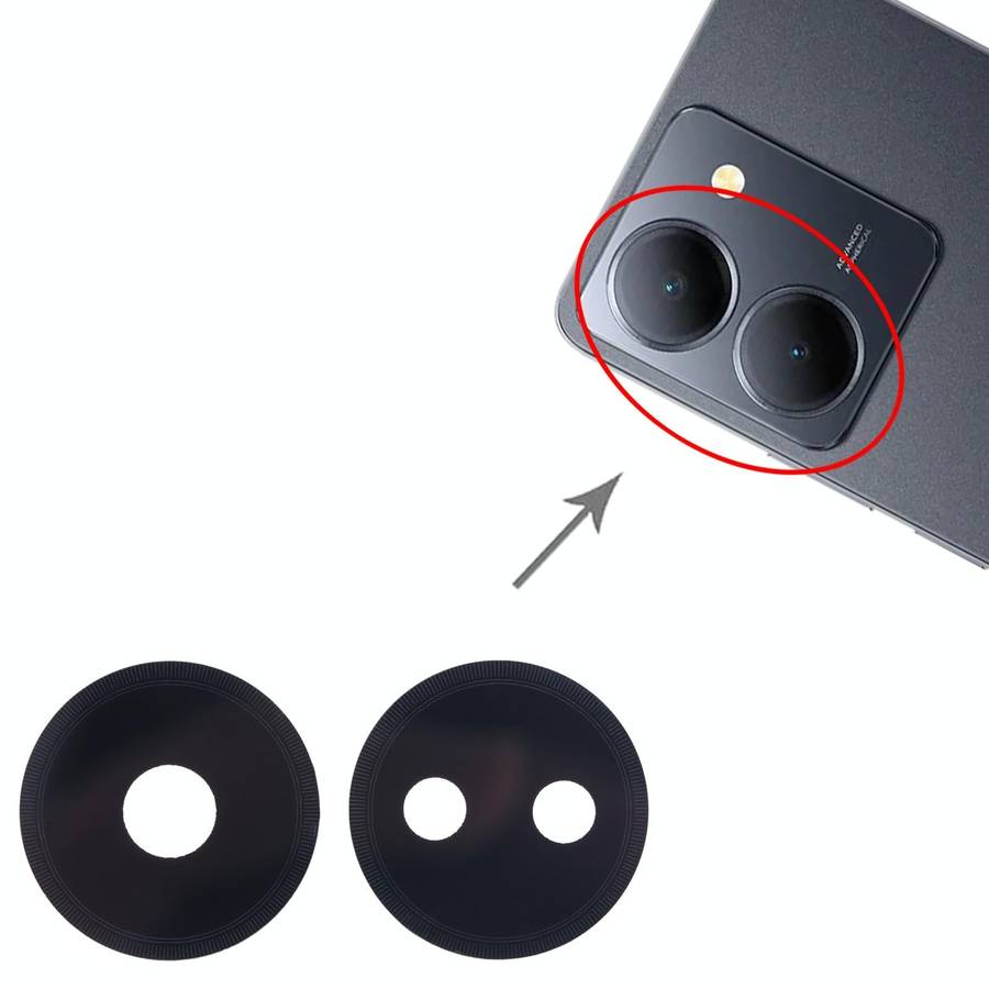 For vivo Y78 5G 10set Back Camera Lens