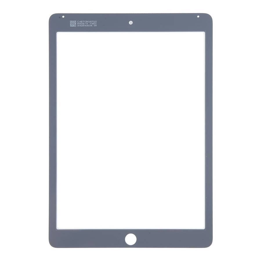 For iPad 6 / Air 2 Front Screen Outer Glass Lens with OCA Optically Clear Adhesive(White)