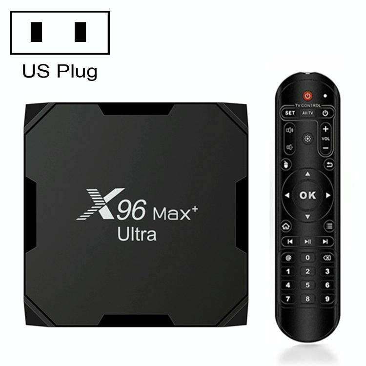 X96 Max+ Ultra 4GB+32GB Amlogic S905X4 8K Smart TV BOX Android 11.0 Media Player, Plug Type:US Plug