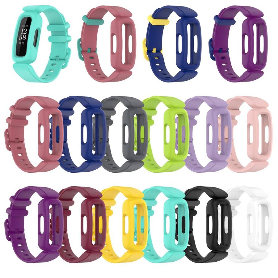 For Fitbit Inspire 2 Silicone Watch Band(Black)