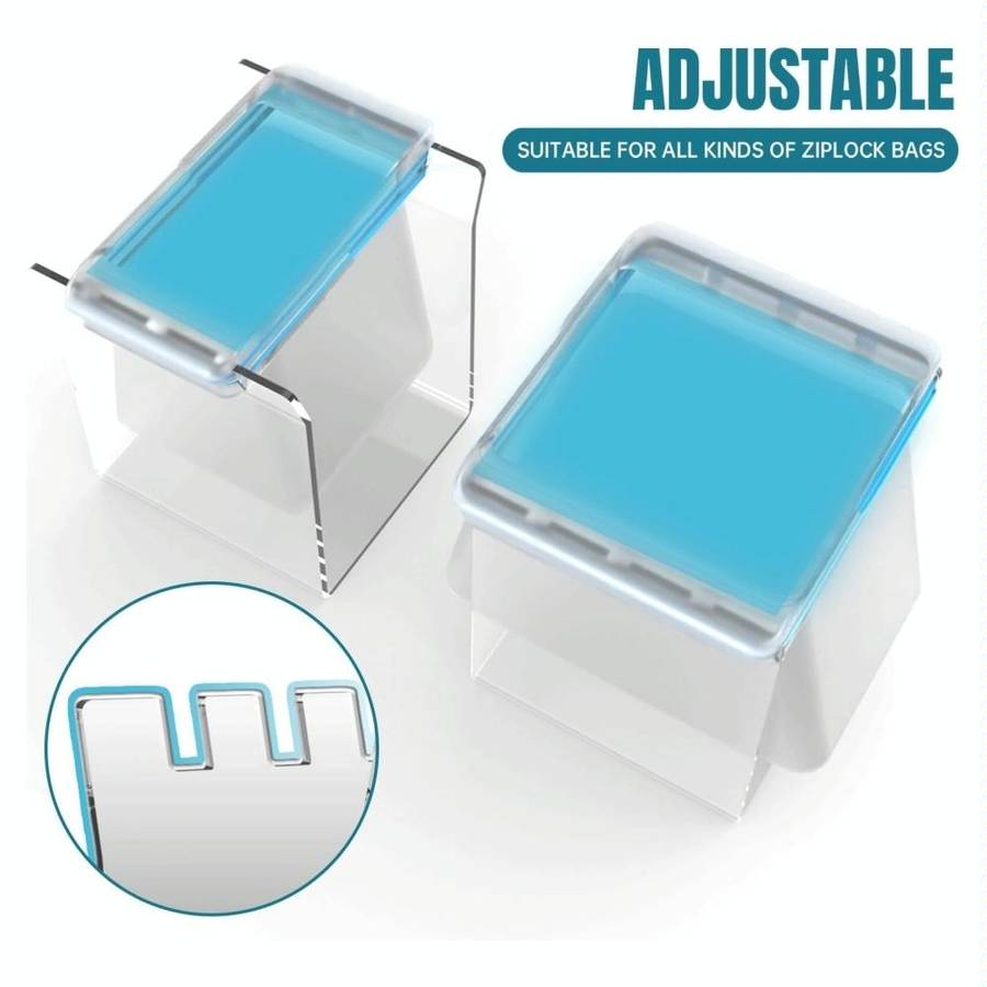 YX019-2 Large Acrylic Ziplock Bag Stand