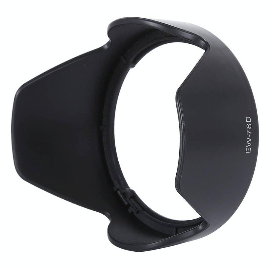 EW-78D Lens Hood Shade for Canon EF 28-200mm f/3.5-5.6 USM, EF 28-200mm f/3.5-5.6 IS Lens(Black)