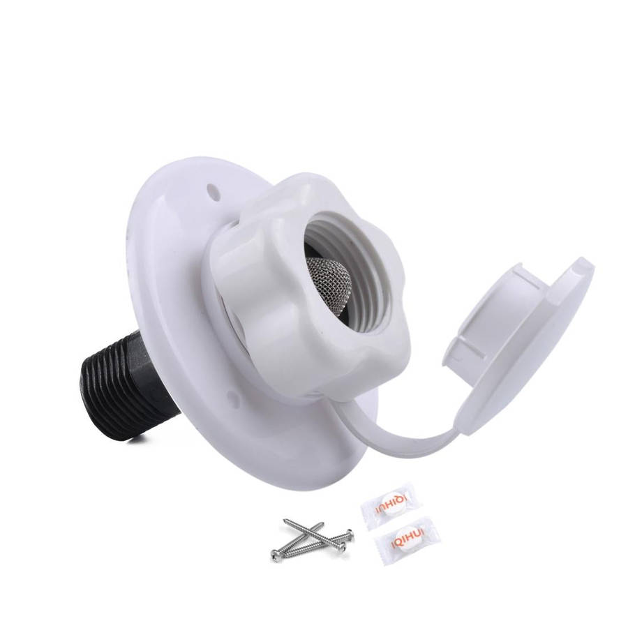 19mm Water Inlet Fill Hatch Lock One Way Non Return Check Valve for RV Camper Trailer Cars