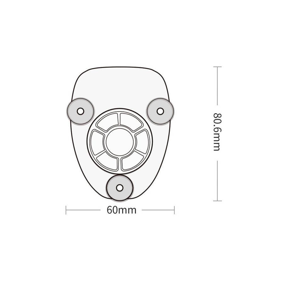 FLYDIGI Portable Mobile Phone Cooling Fan Radiator(Black)