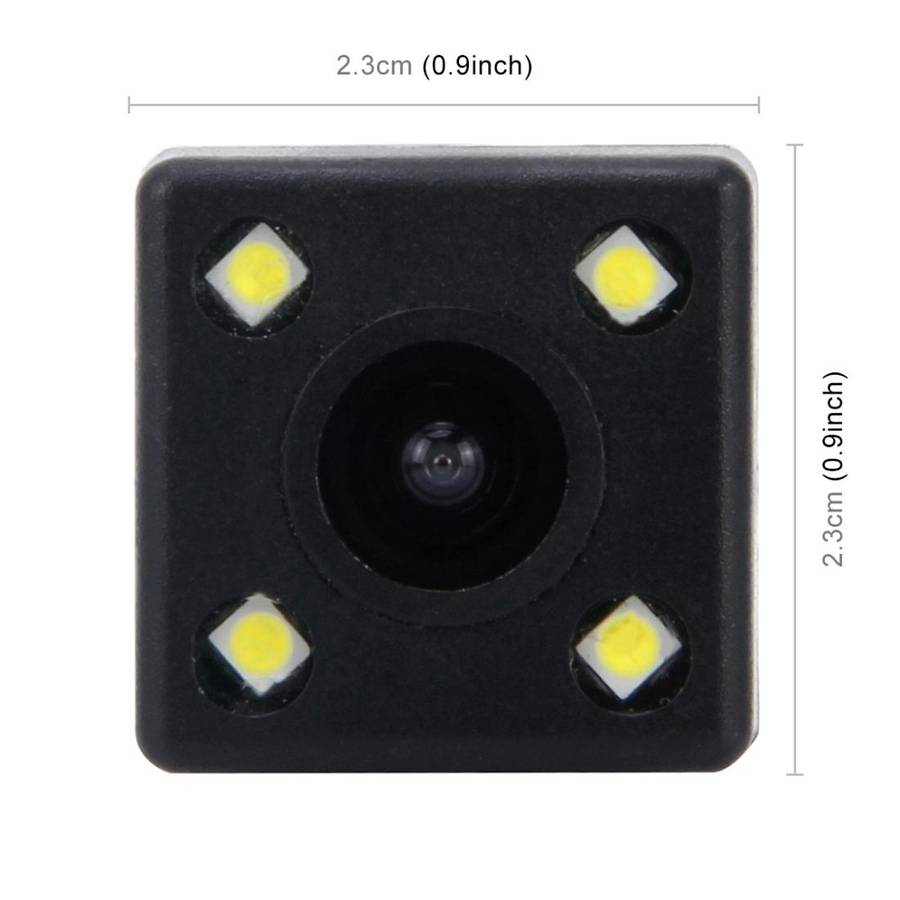 656492 Effective Pixel HD Waterproof 4 LED Night Vision Wide Angle Car Rear View Backup Reverse C...