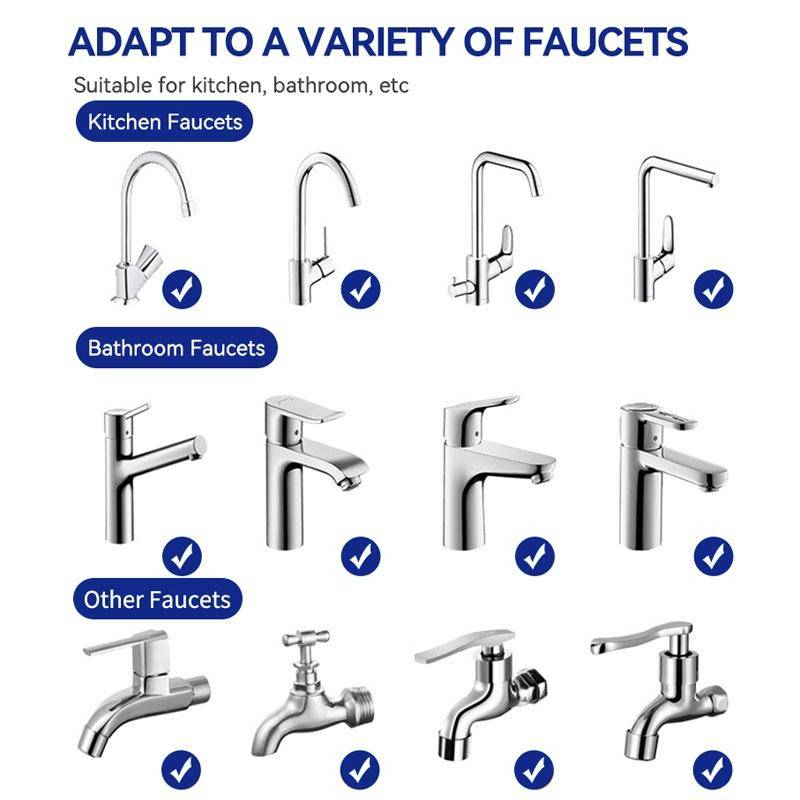 WHEELTON WHT-F202 Kitchen Faucet Filter Water Purifier Ceramic Core Stainless Steel Filter