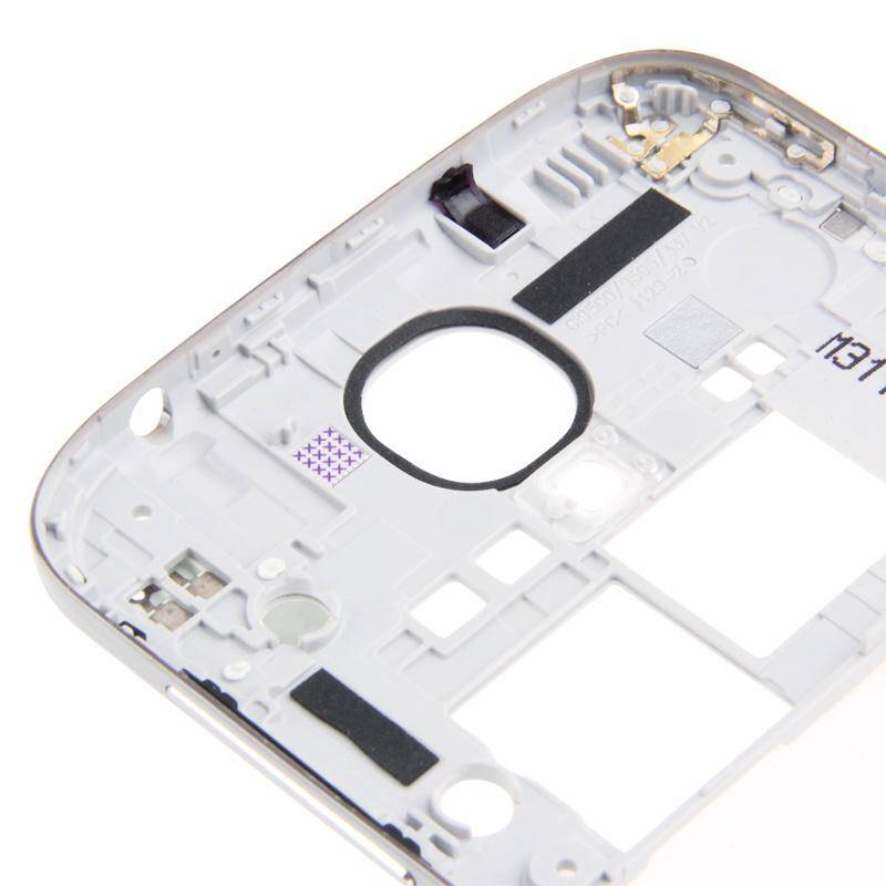 For Galaxy S IV / i9500 Full Housing Faceplate Cover  (White)