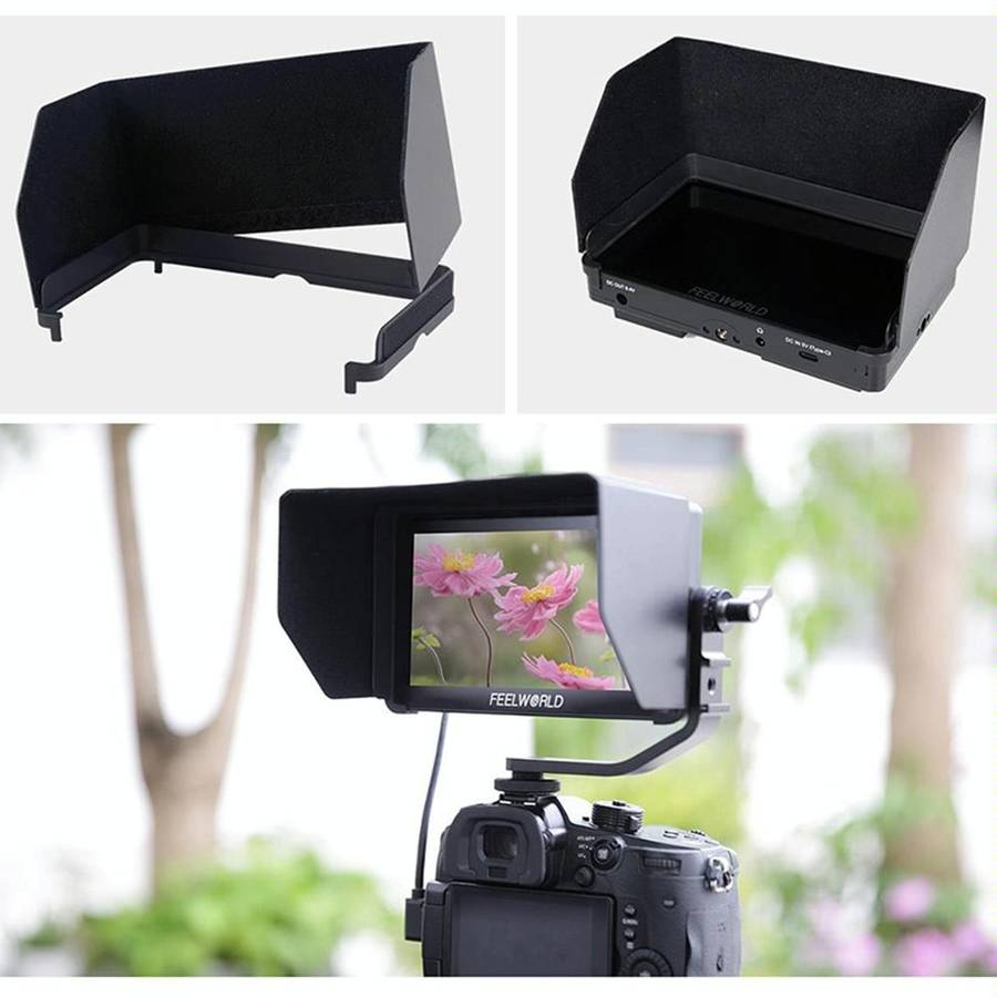 FEELWORLD F5 Pro V4 6 inch Touch Screen DSLR Camera Field Monitor 3D LUT 4K HDMI Input Output Til...