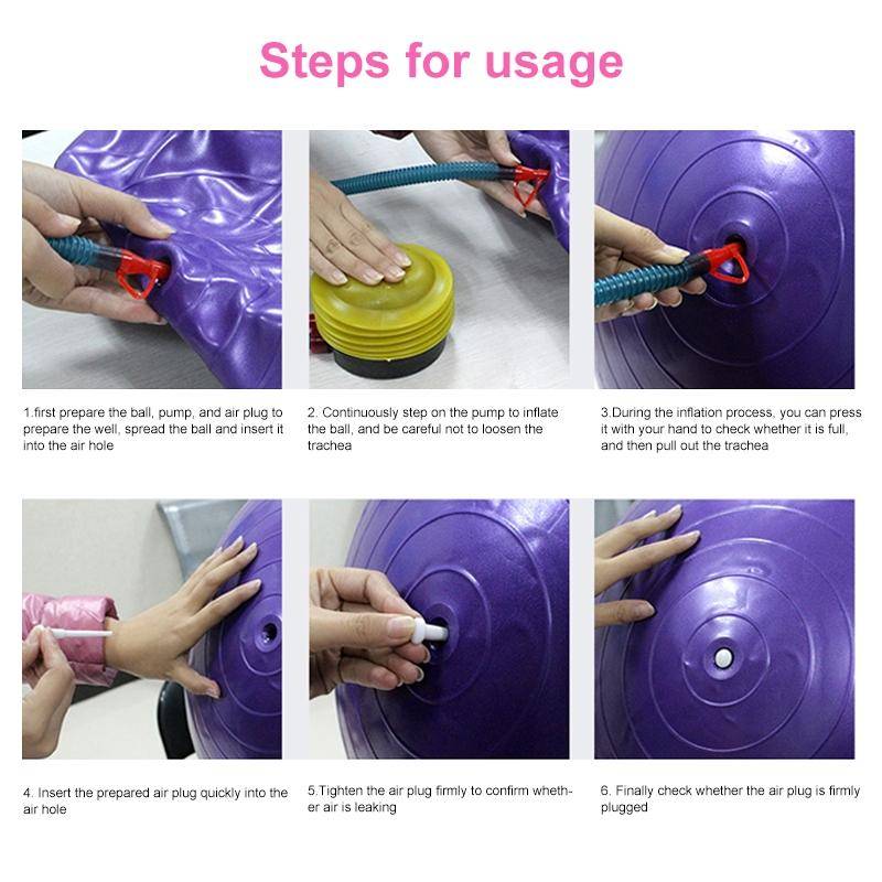 Thickening Explosion-proof Big Yoga Ball Sport Fitness Ball Environmental Pregnant Yoga Ball, Dia...
