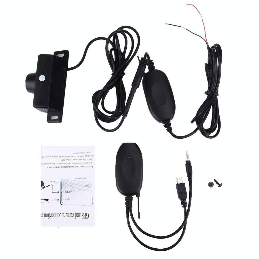 2.4G Wireless GPS Car Rear View Night Vision Reversing Backup Camera with 7 LED , Wide viewing an...