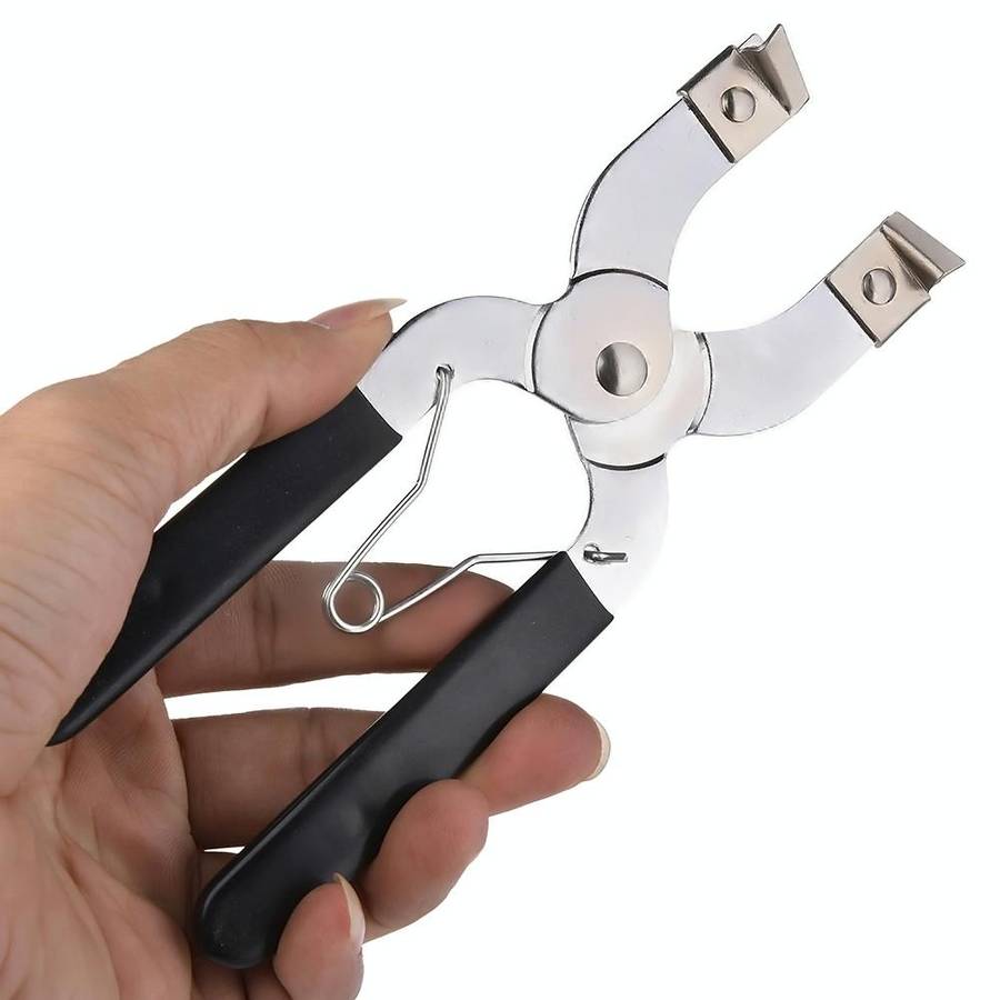 Plier Piston Ring Installer Pliers Expander Installer Remove Tool Car Hand Tools(Black)