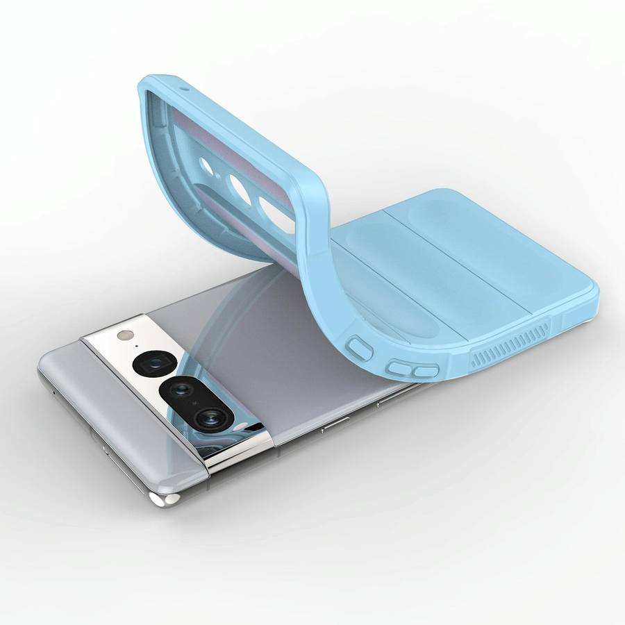 For Google Pixel 7 Pro Magic Shield TPU + Flannel Phone Case(White)