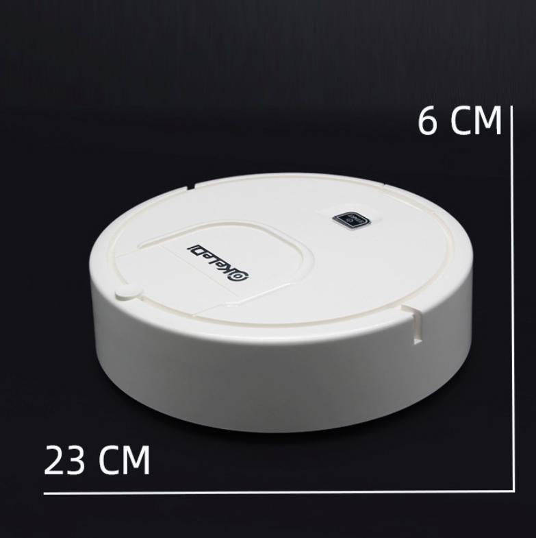 KeleDi Mini Smart Sweeping Robot Mop & Suck 2 In 1 Automatic Cleaning Machine(White)