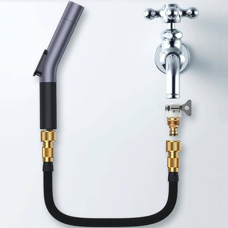 High Pressure Car Wash Water Gun Car Home Dual-Use Tap Water Brushing Car Washing Booster Nozzle ...