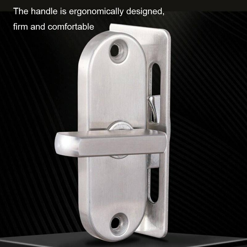Zinc Alloy Slot-free 90 Degrees Right Angle Migration Door Hook Lock