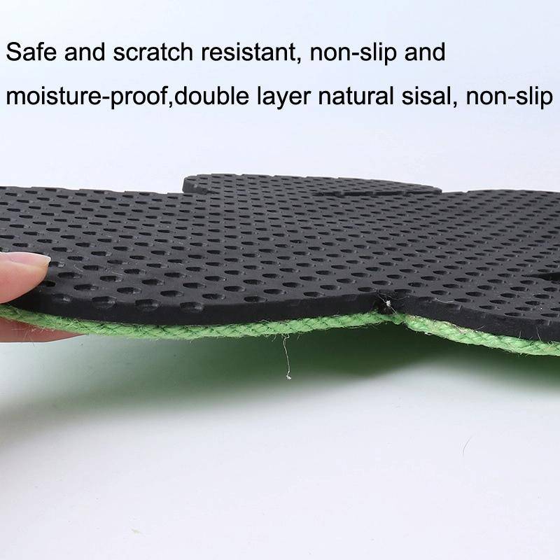 Non-slip and Moisture-proof Scratch Resistant Sisal Cat Scratch Pad(Small Fish)