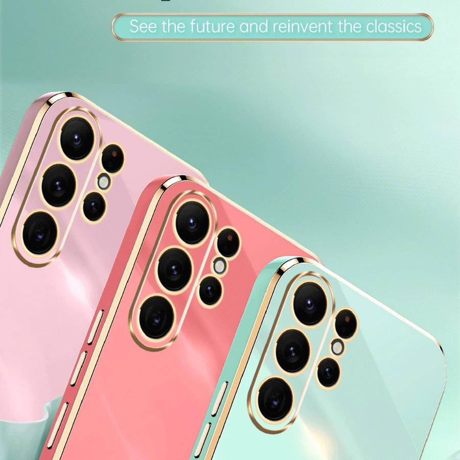 For Samsung Galaxy S24 Ultra 5G XINLI Straight Edge 6D Electroplate TPU Phone Case with Ring Hold...